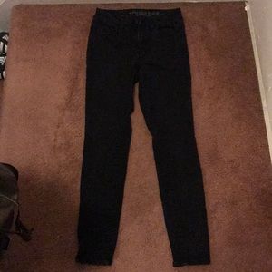 American eagle high rise all black jeggings.